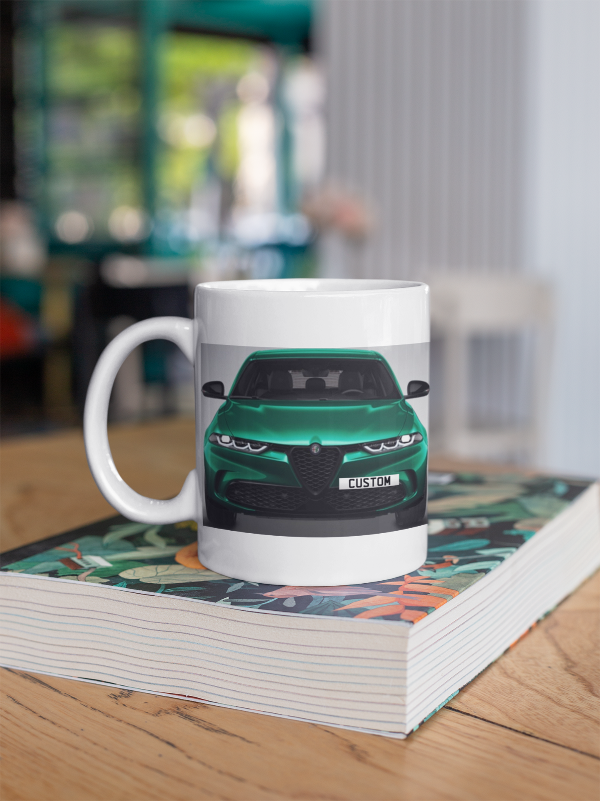 Personalised Alfa Romeo Tonale Intensa Coffee Mug Choose Colour - FAST POST
