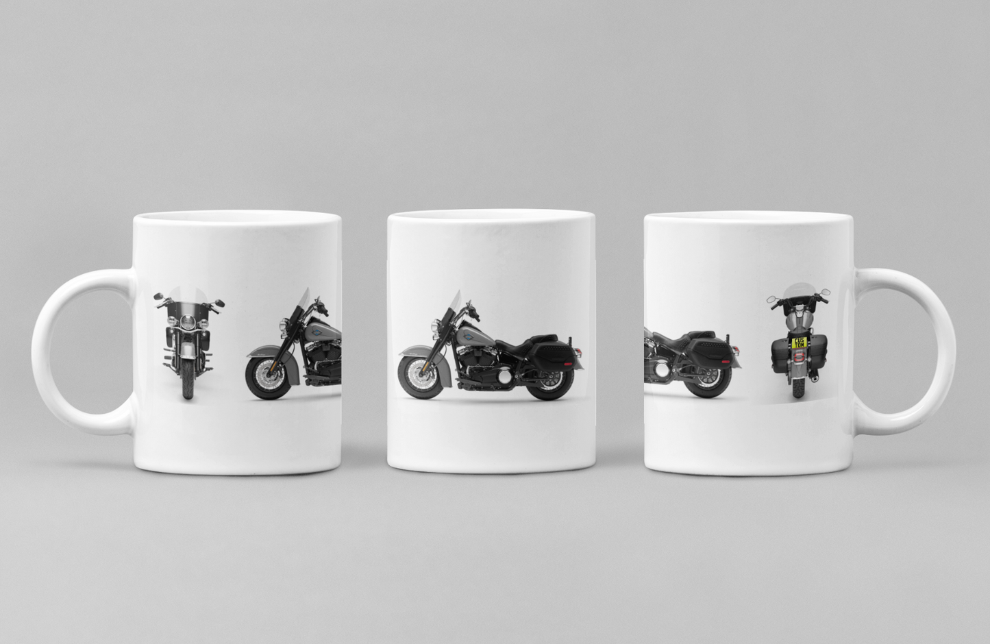 Personalised Harley Davidson Heritage Classic 2025 Motorcycle Mug Colour Choice