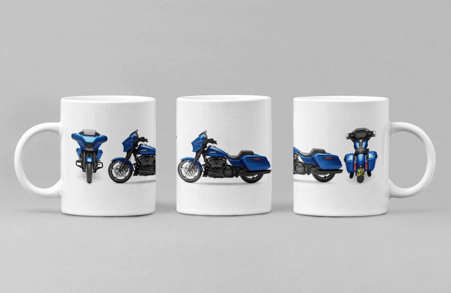 Personalised Harley Davidson Motorcycle Street Glide 2024 Mug Colour Choice