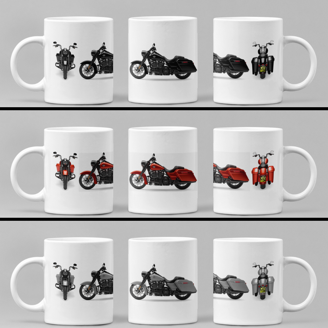 Personalised Harley Davidson Motorcycle Road King Special 2025 Mug Colour Choice