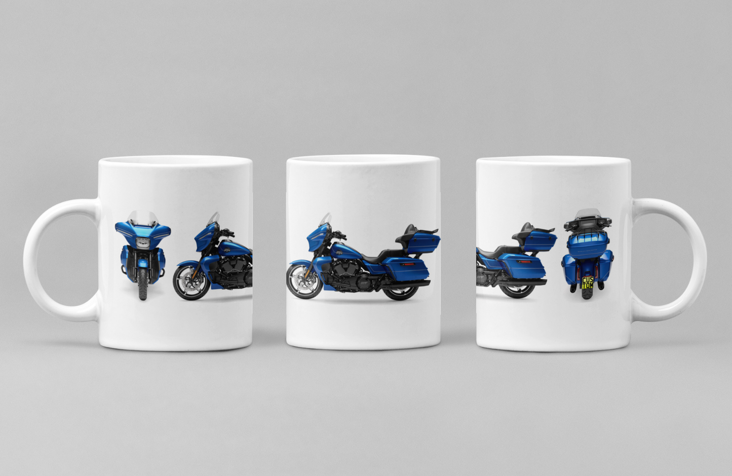 Personalised Harley Davidson Motorcycle Street Glide Ultra Mug Colour Choice