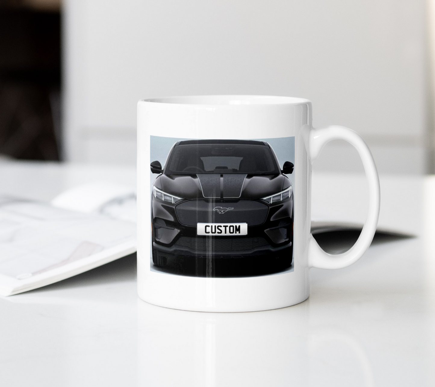 Personalised Ford Mustang Mach-E Rally Pack Mug Gift - Choose Colour - FAST POST