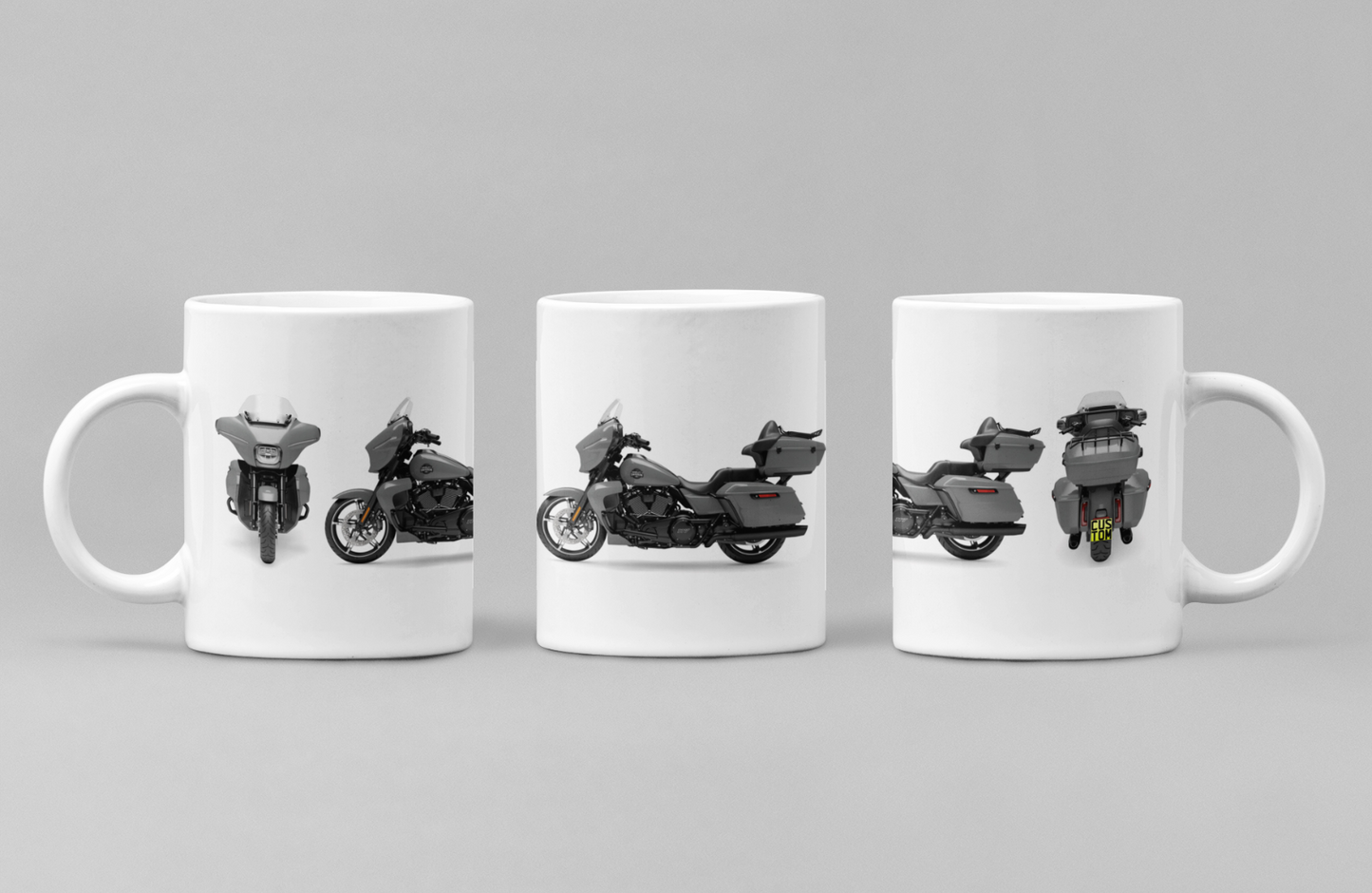 Personalised Harley Davidson Motorcycle Street Glide Ultra Mug Colour Choice