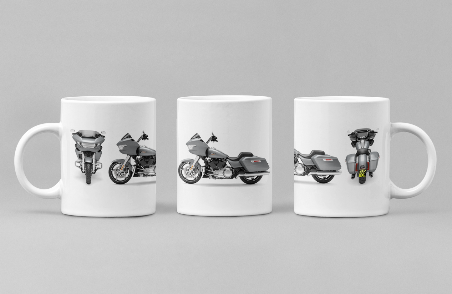 Personalised Harley Davidson Motorcycle Road Glide 2025 Coffee Mug Colour Choice