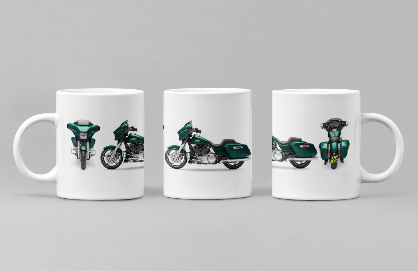 Personalised Harley Davidson Motorcycle Street Glide 2024 Mug Colour Choice