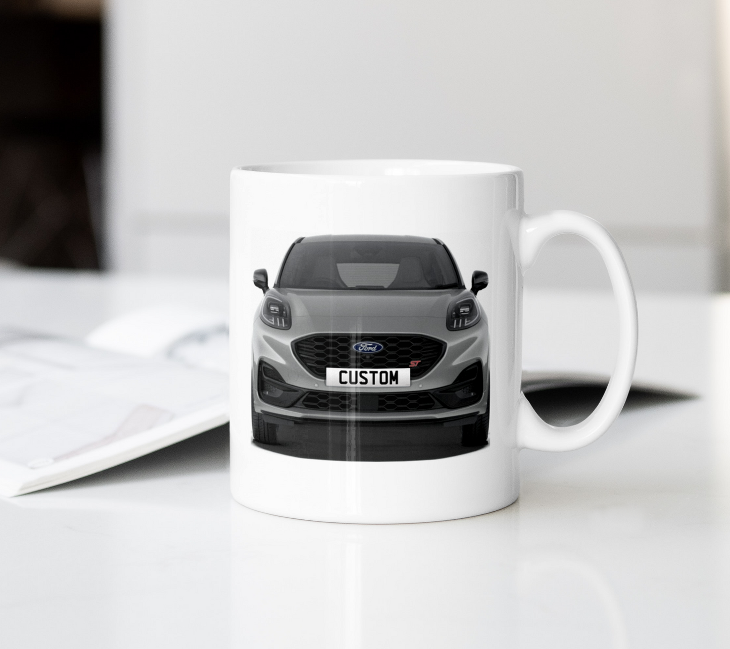 Personalised Ford Puma ST Coffee Mug Gift - Choose Colour - FAST POST