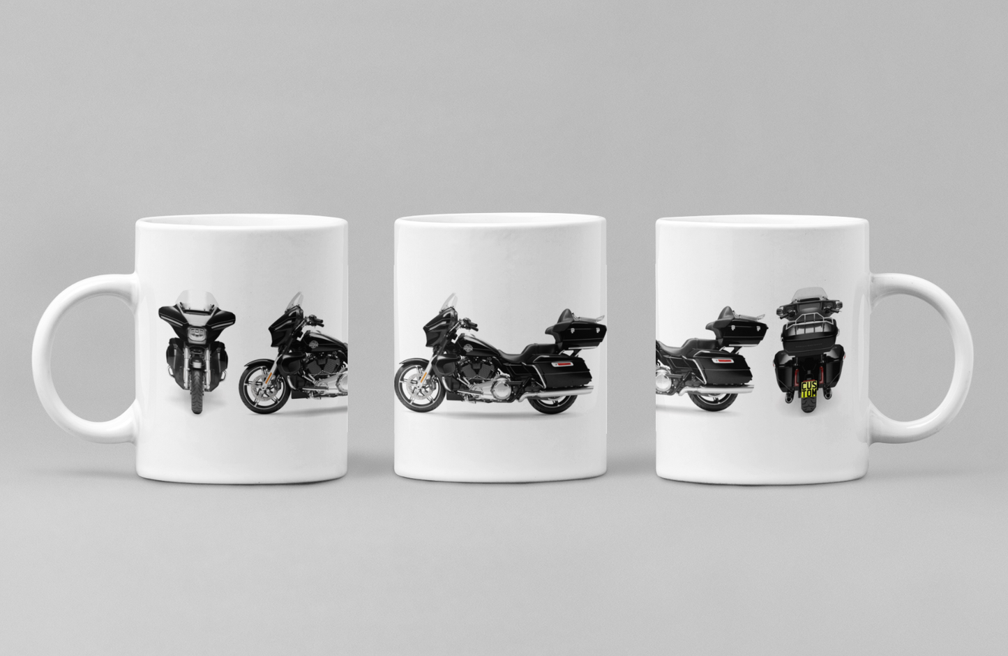 Personalised Harley Davidson Motorcycle Street Glide Ultra Mug Colour Choice