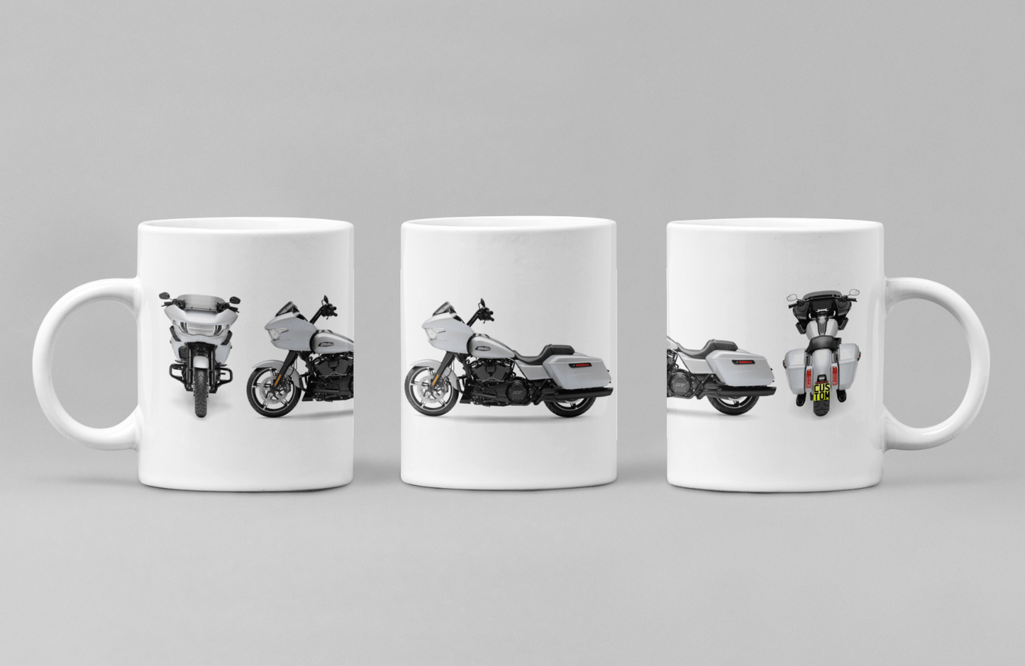Personalised Harley Davidson Motorcycle Road Glide 2024 Coffee Mug Colour Choice