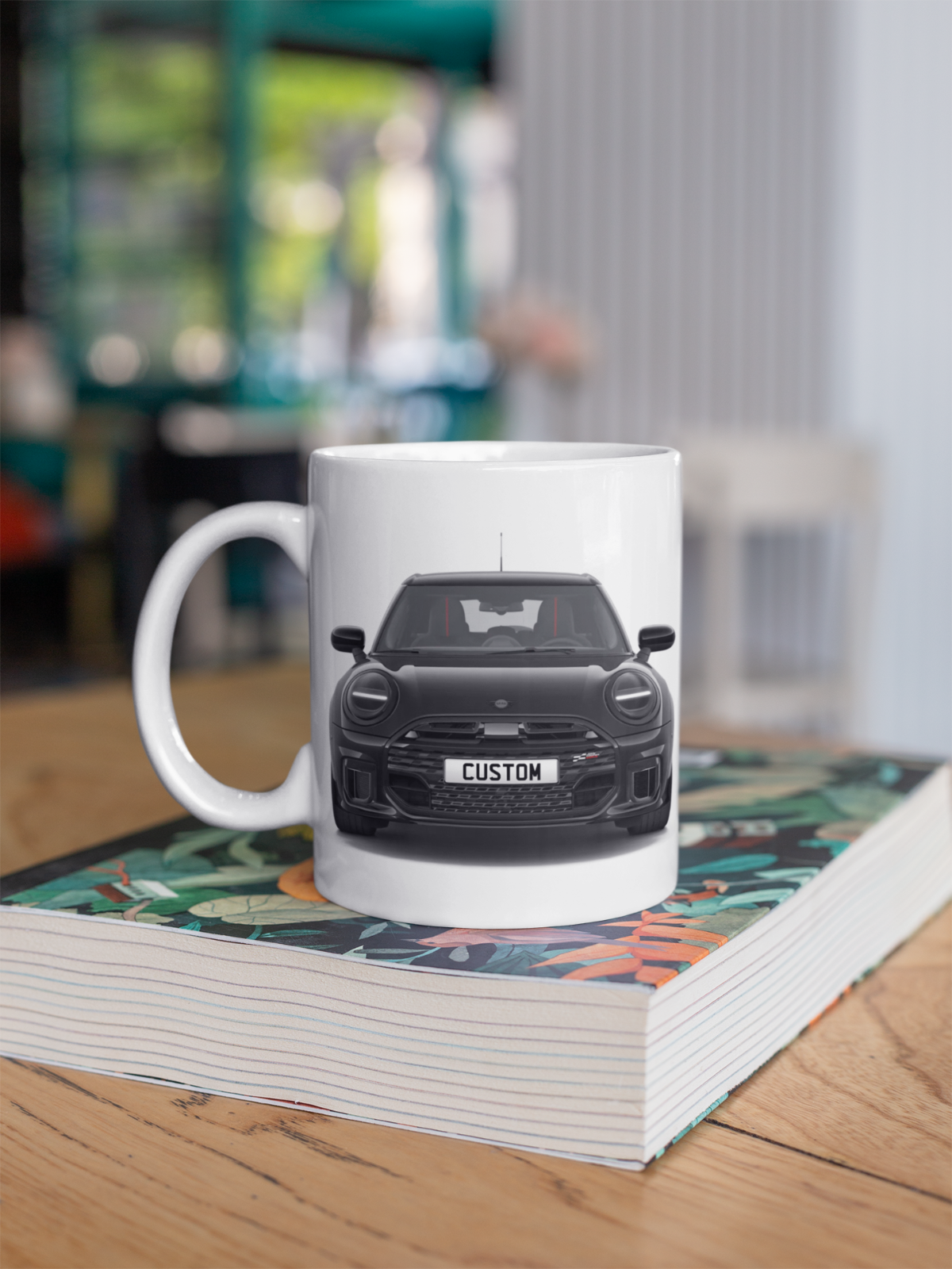 Personalised Mini Cooper C 5 Door Sport Coffee Mug Gift - Choose Colour