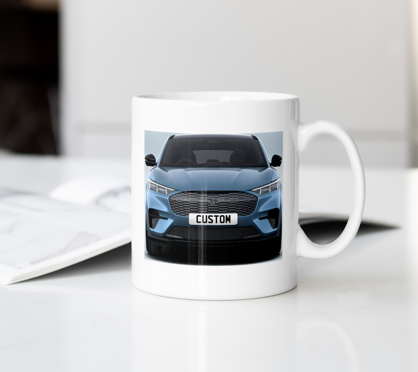 Personalised Ford Mustang Mach-E GT Coffee Mug Gift - Choose Colour - FAST POST
