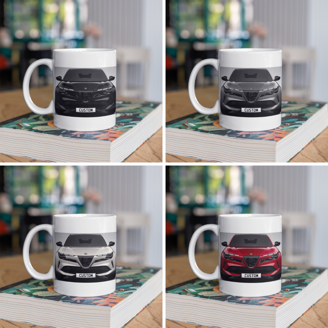 Personalised Alfa Romeo Junior Elettrica 280 Veloce Mug Choose Colour FAST POST