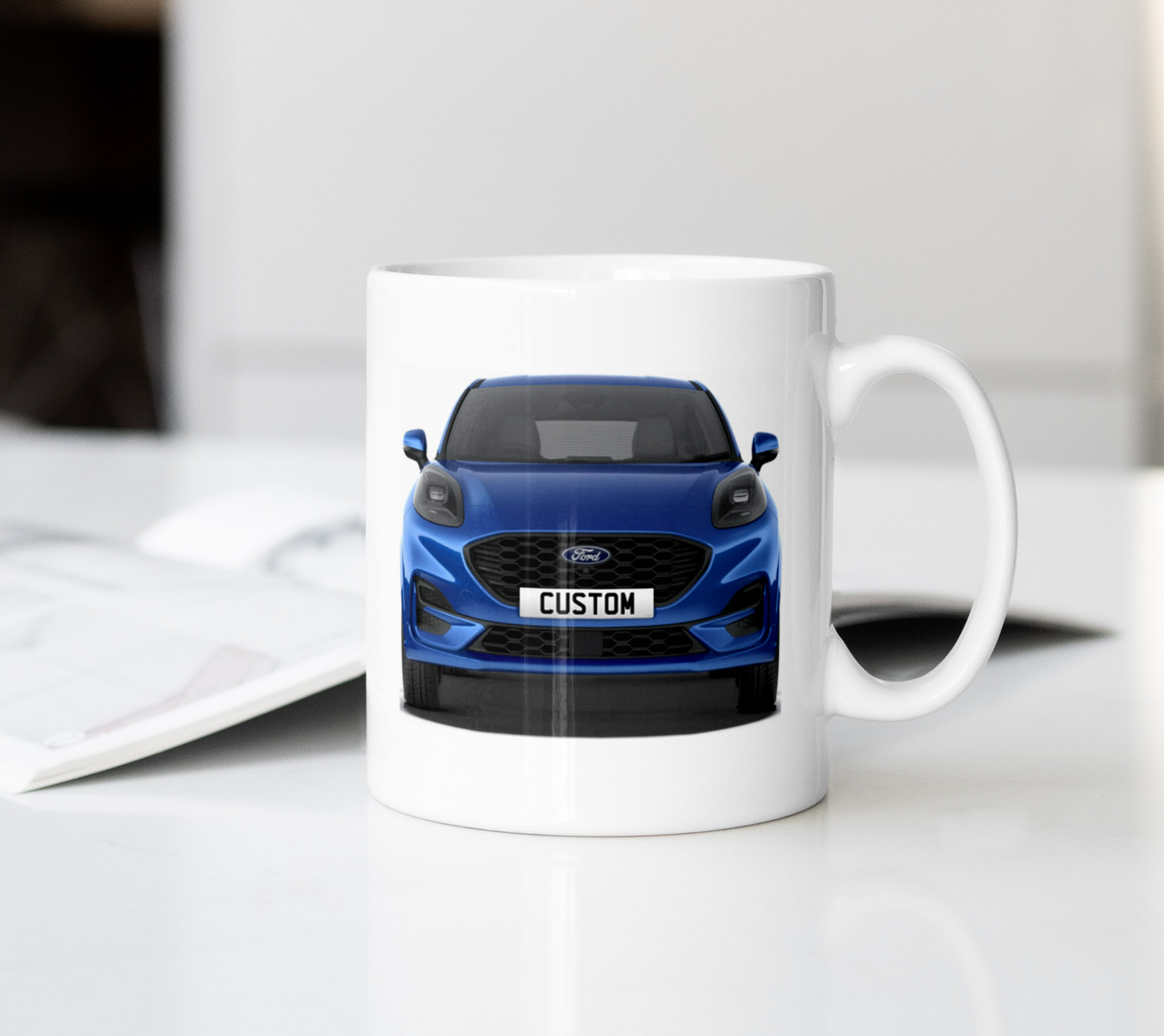 Personalised Ford Puma ST-Line X Coffee Mug Gift - Choose Colour - FAST POST