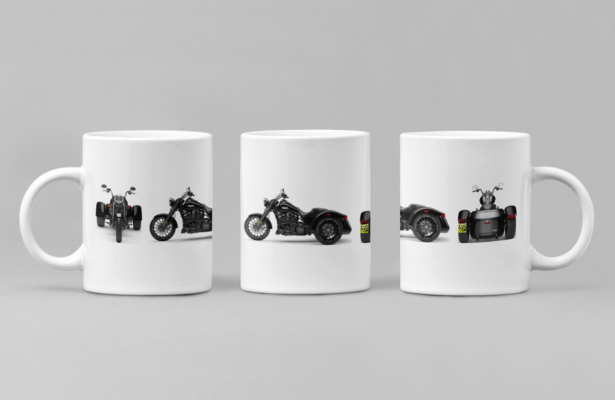 Personalised Harley Davidson Freewheeler 2025 Motorcycle Mug