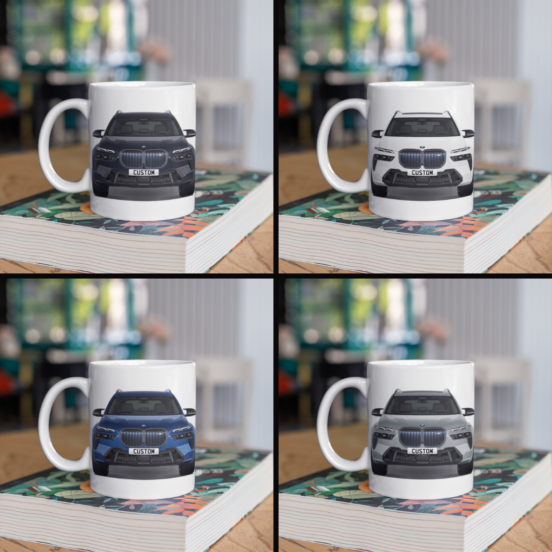 Personalised BMW X7 M Model Coffee Mug Gift - Choose Colour - FAST POST