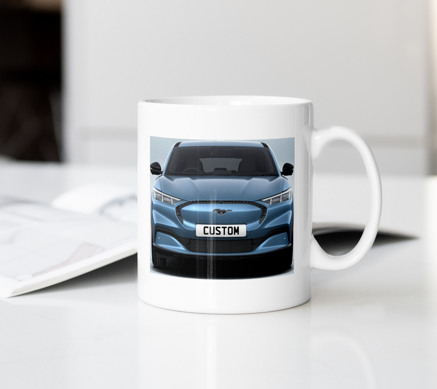 Personalised Ford Mustang Mach-E Select Mug Gift - Choose Colour - FAST POST