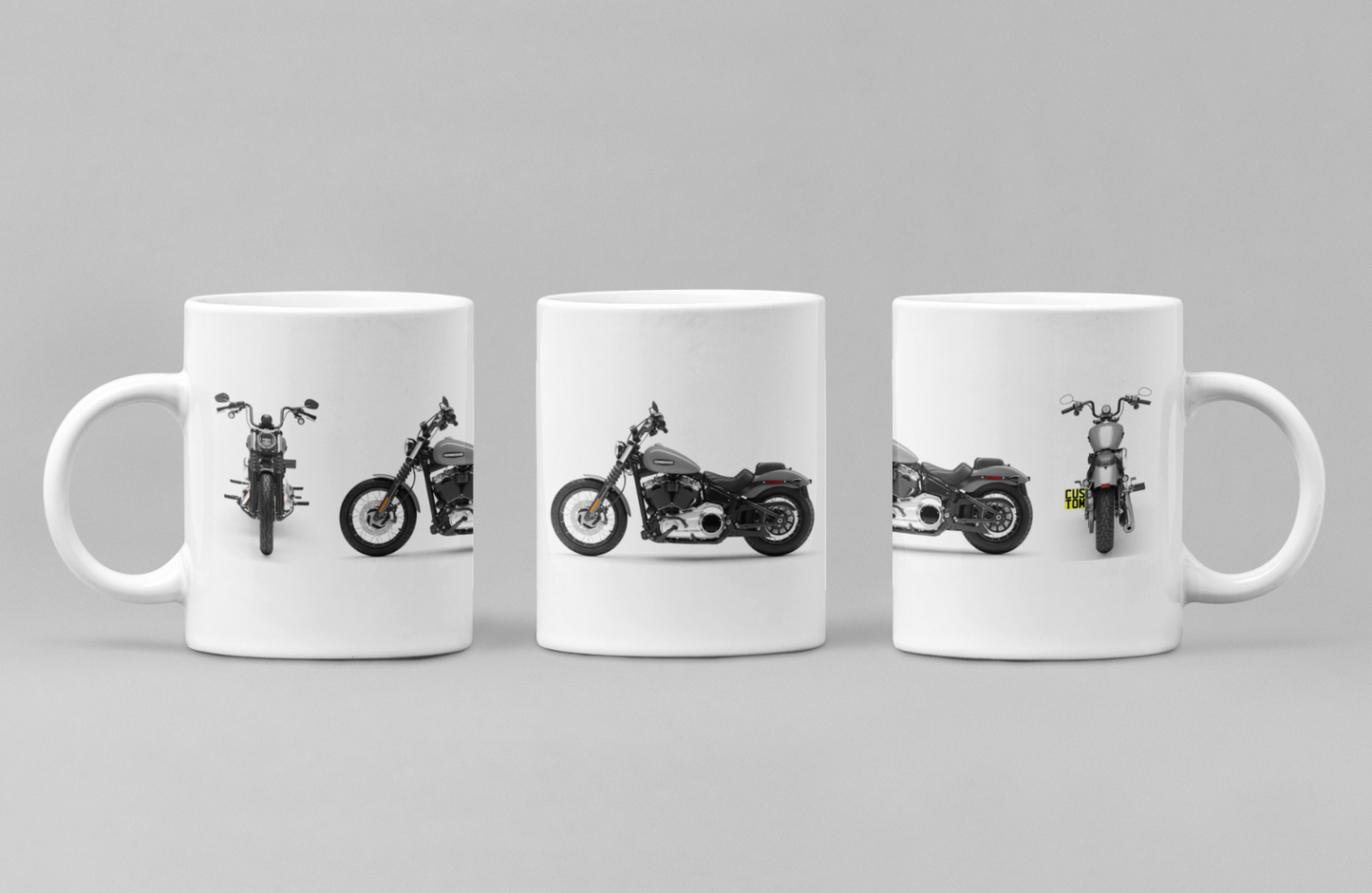 Personalised Harley Davidson Motorcycle Street Bob 2025 Mug Colour Choice