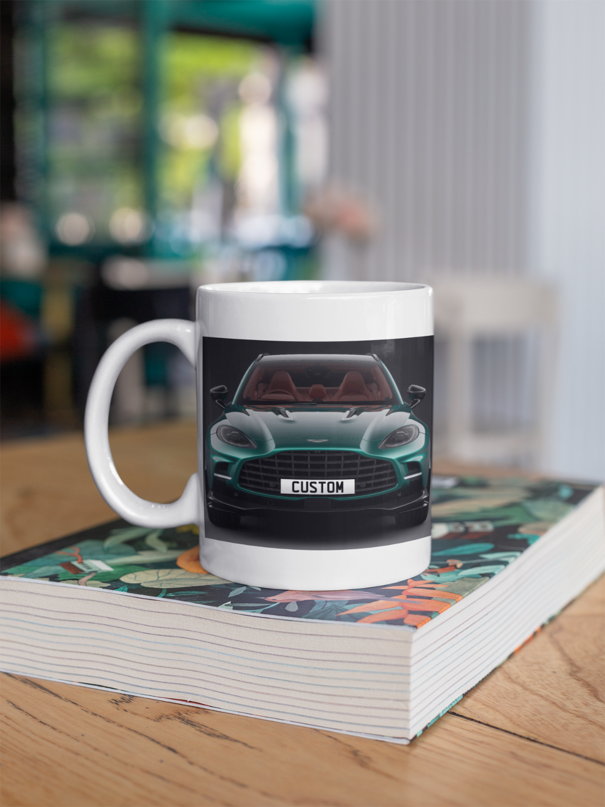 Personalised Aston Martin DBX 707 Coffee Mug Gift Choose Colour - FAST POST