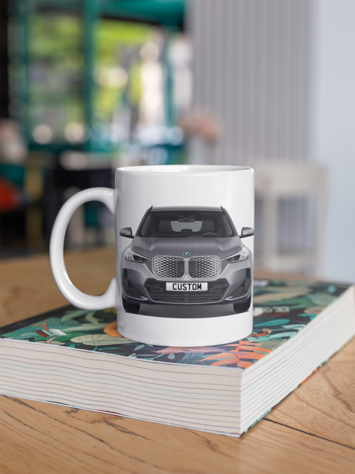 Personalised BMW iX1 M Sport Coffee Mug Gift - Choice Colour - FAST POST