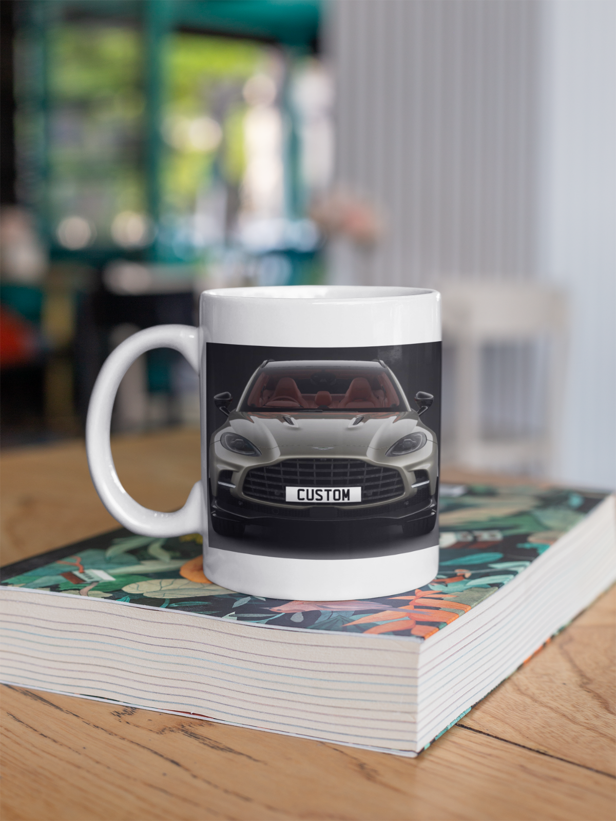 Personalised Aston Martin DBX 707 Coffee Mug Gift Choose Colour - FAST POST