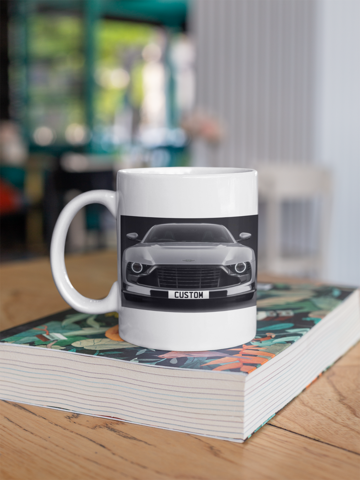 Personalised Aston Martin Valour Coffee Mug Gift Choose Colour - FAST POST