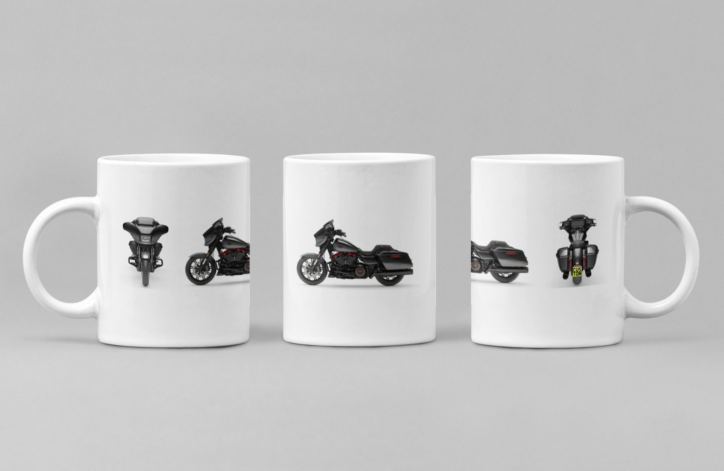 Personalised Harley Davidson CVO Street Glide 2025 Motorcycle Mug Colour Choice