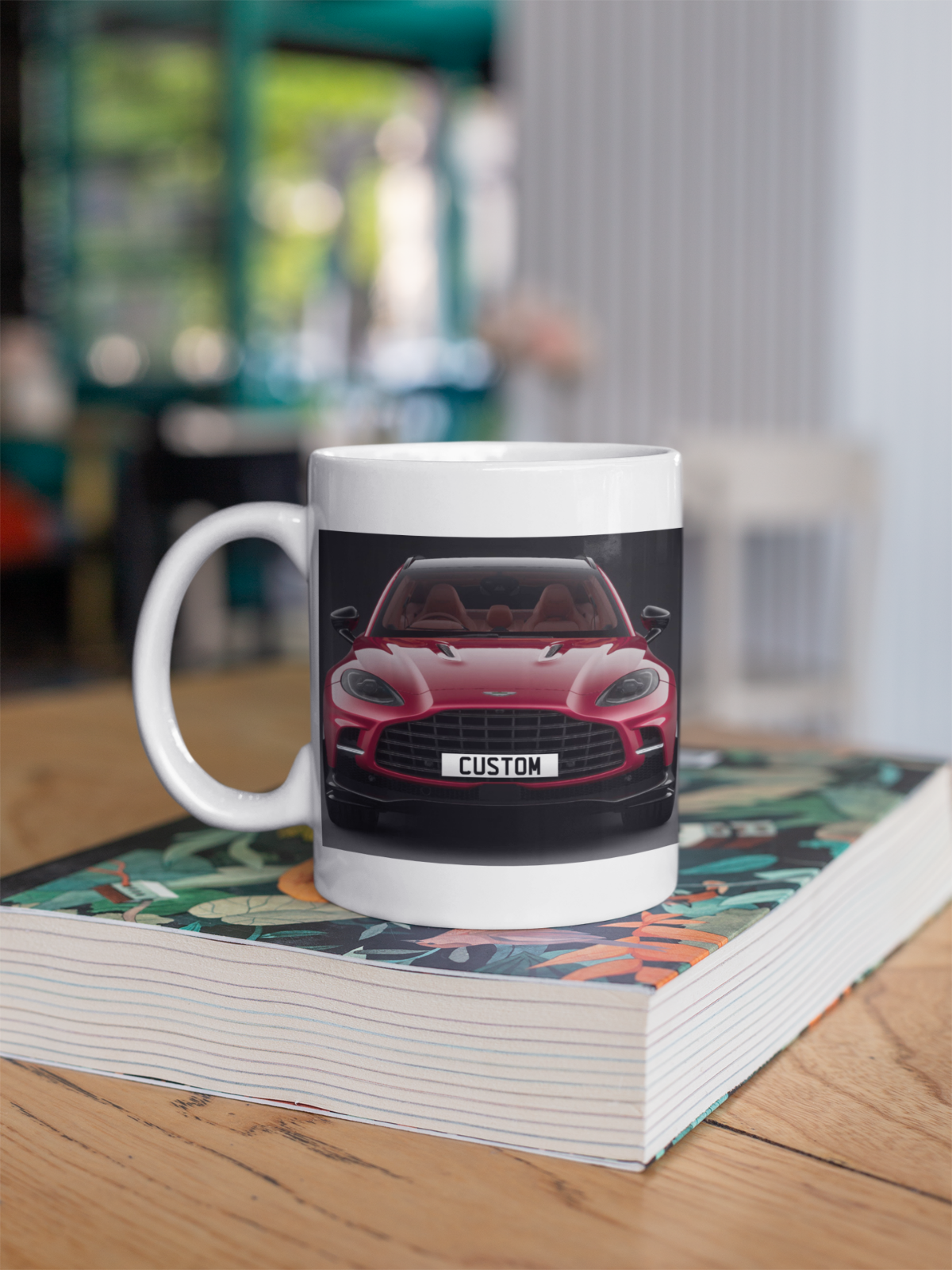 Personalised Aston Martin DBX 707 Coffee Mug Gift Choose Colour - FAST POST