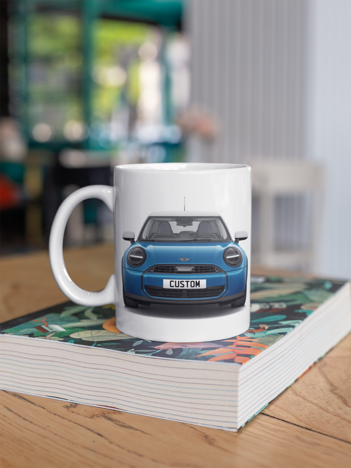 Personalised Mini Cooper C 5 Door Classic Coffee Mug Gift - Choose Colour