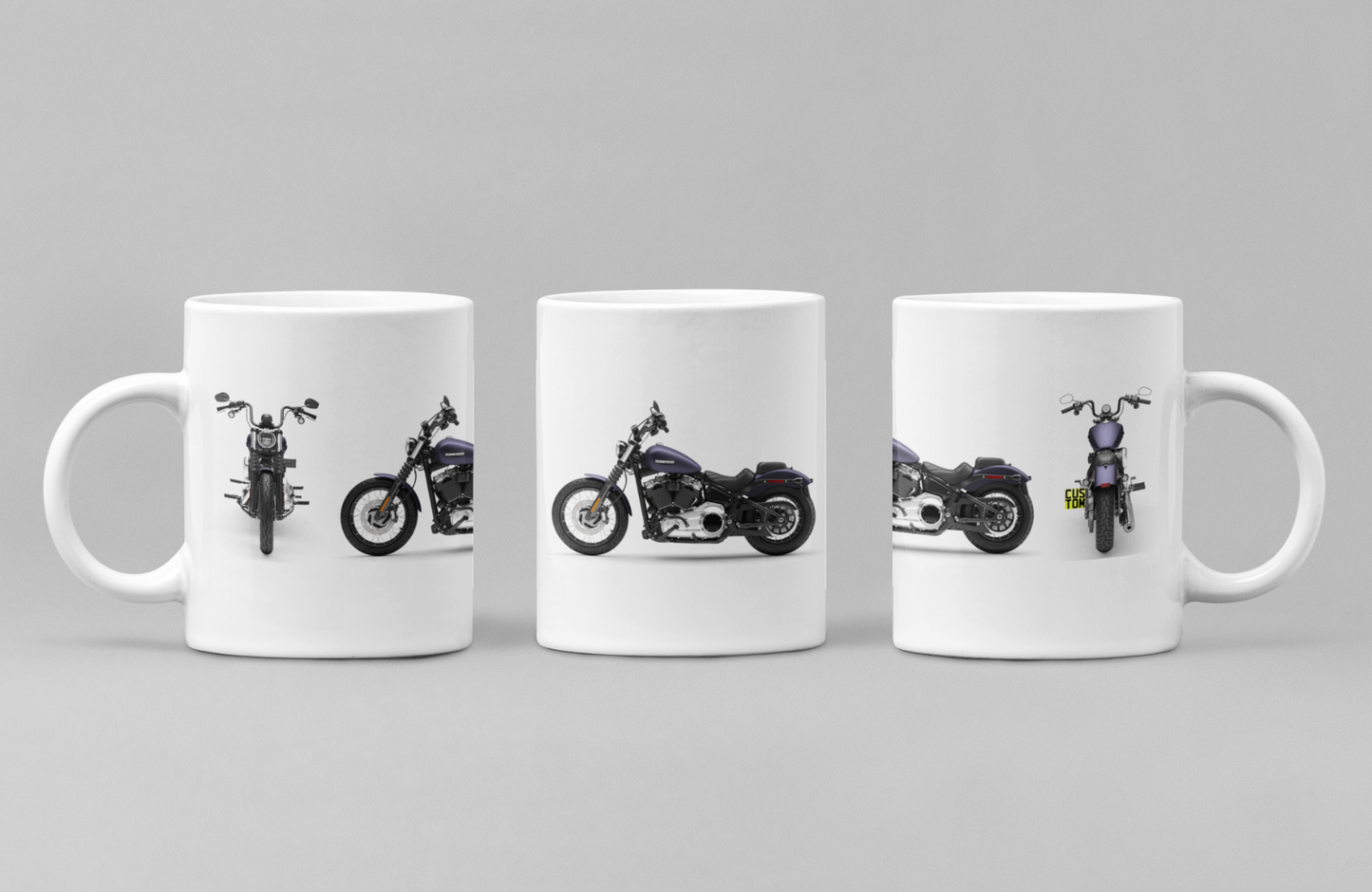 Personalised Harley Davidson Motorcycle Street Bob 2025 Mug Colour Choice