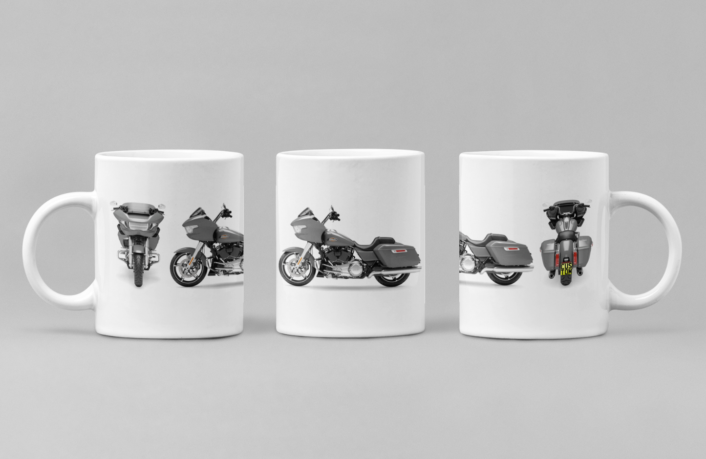 Personalised Harley Davidson Motorcycle Road Glide 2024 Coffee Mug Colour Choice