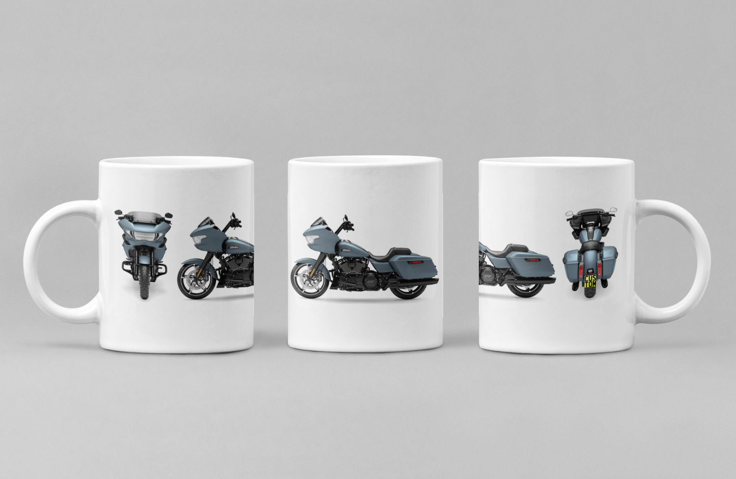 Personalised Harley Davidson Motorcycle Road Glide 2024 Coffee Mug Colour Choice