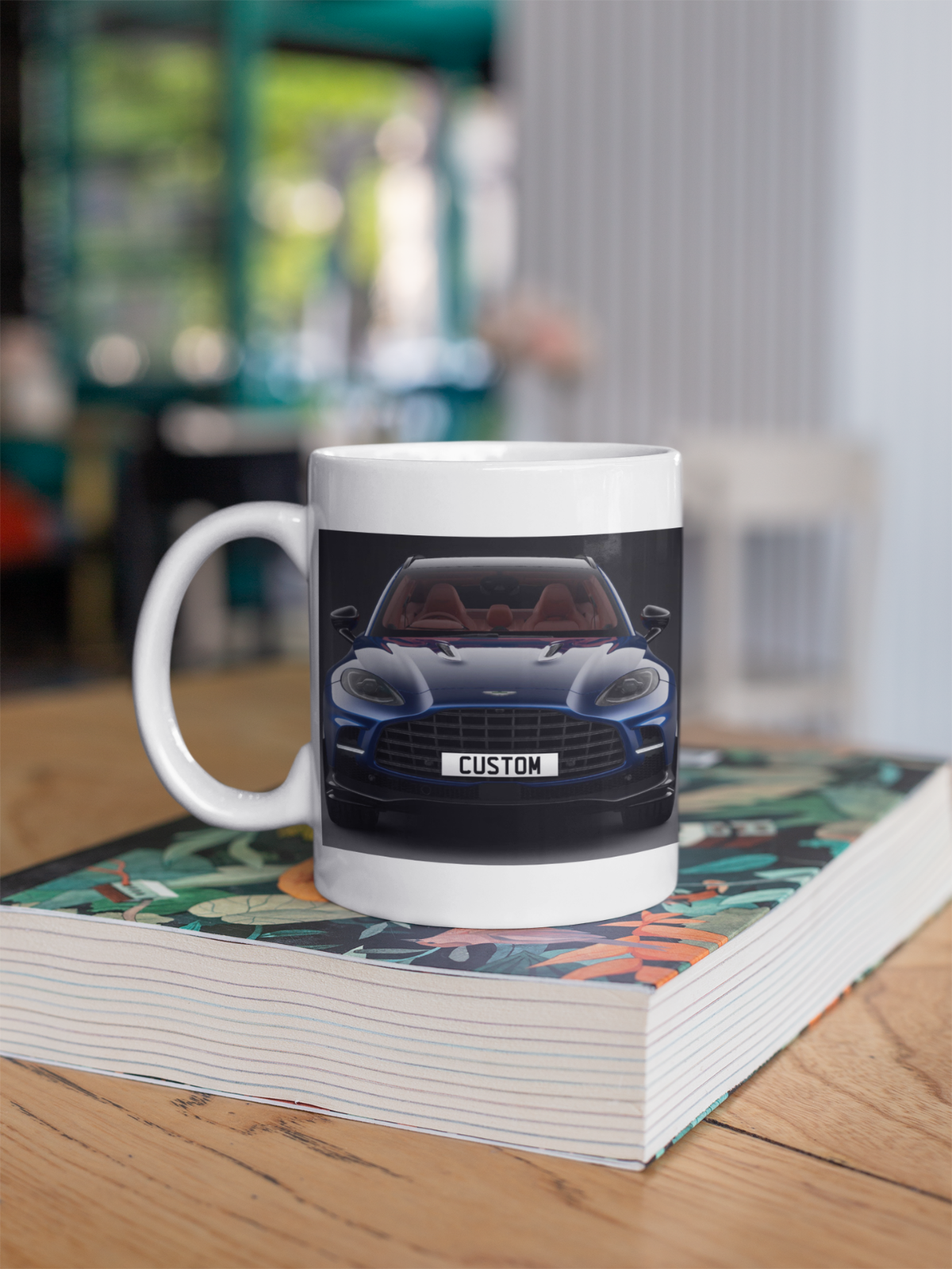 Personalised Aston Martin DBX 707 Coffee Mug Gift Choose Colour - FAST POST