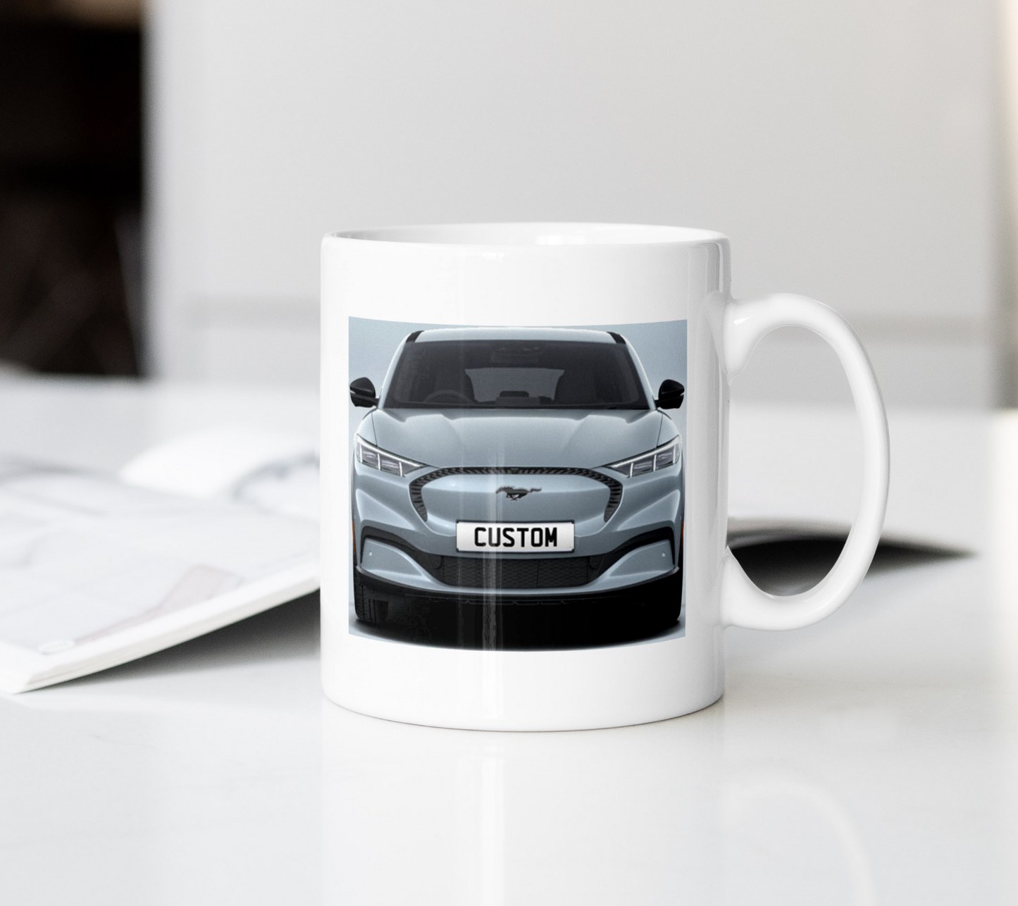 Personalised Ford Mustang Mach-E Select Mug Gift - Choose Colour - FAST POST