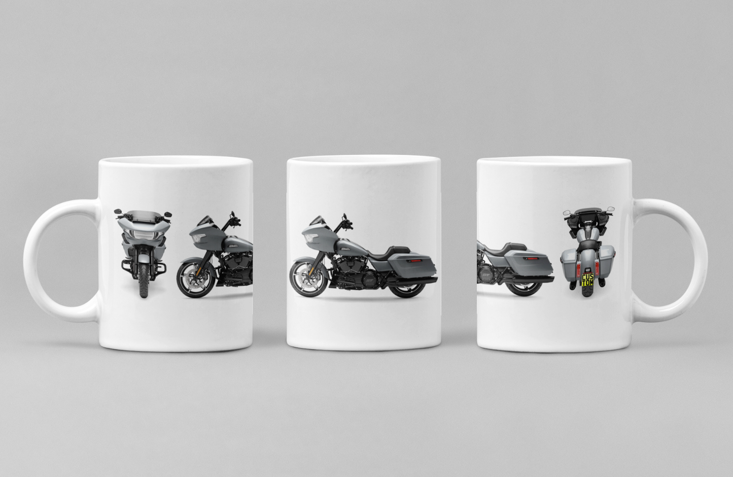 Personalised Harley Davidson Motorcycle Road Glide 2024 Coffee Mug Colour Choice
