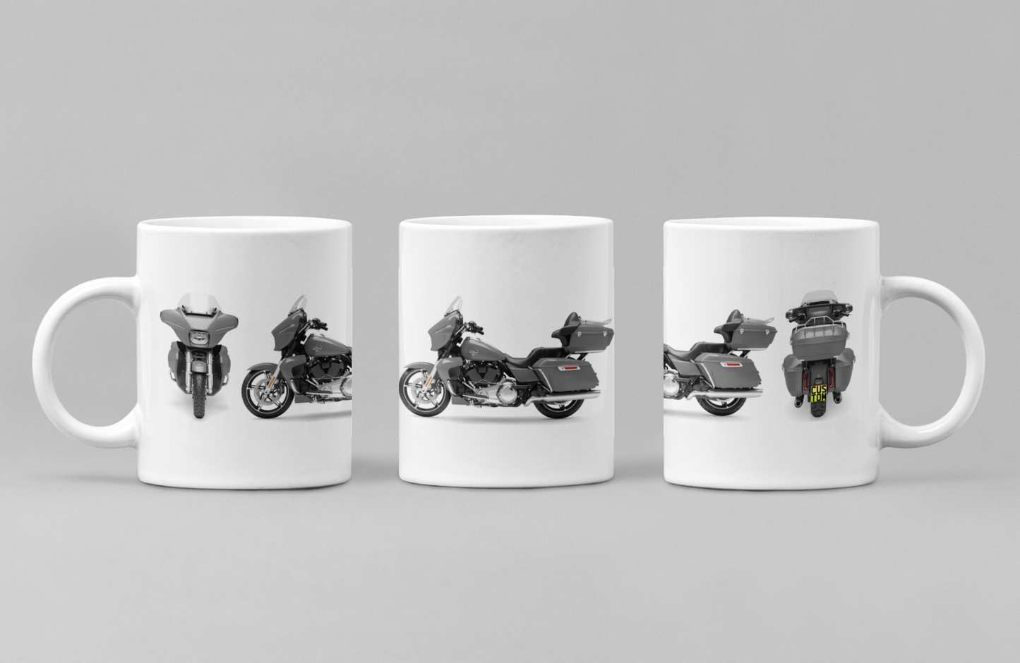 Personalised Harley Davidson Motorcycle Street Glide Ultra Mug Colour Choice