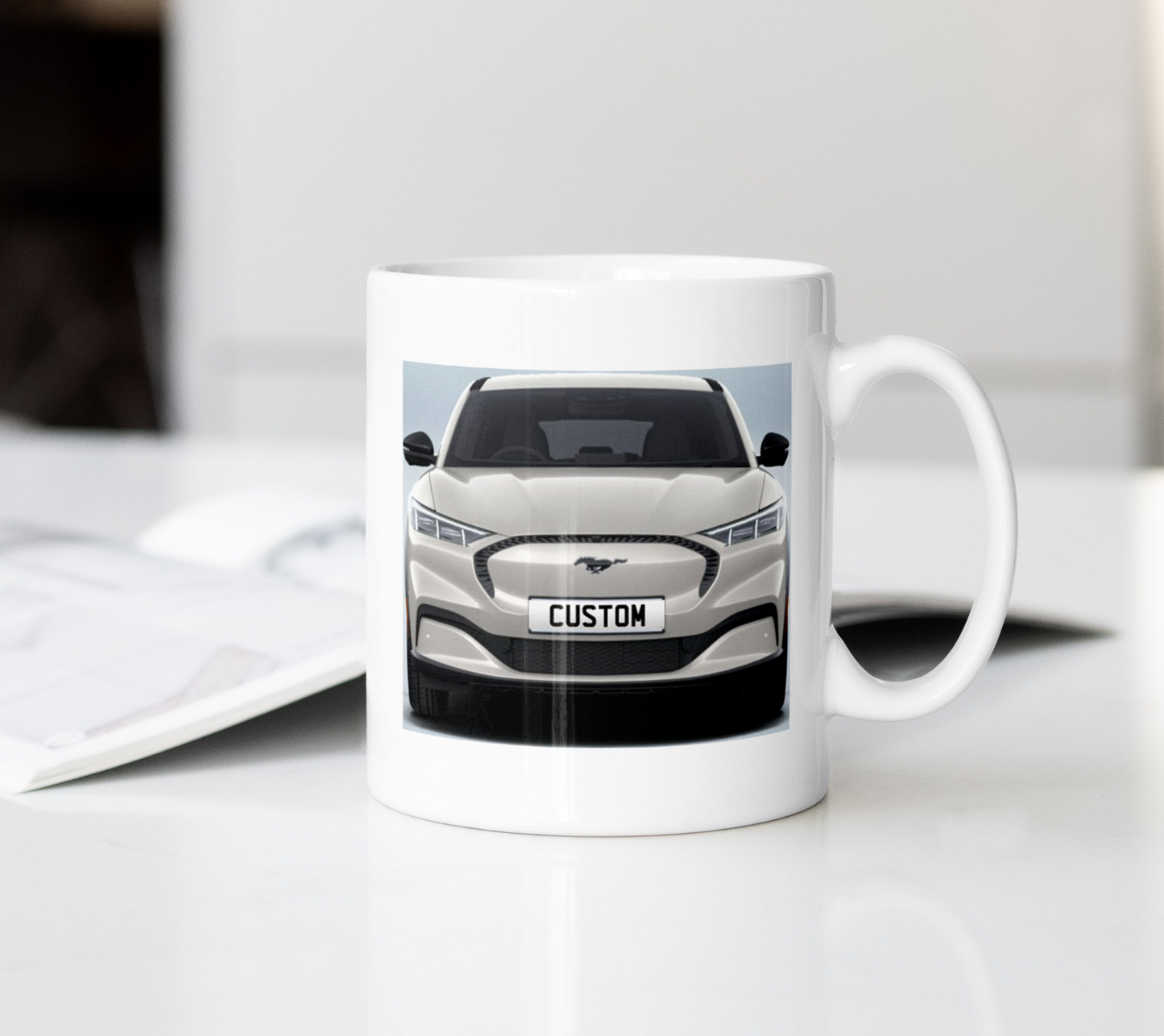 Personalised Ford Mustang Mach-E Select Mug Gift - Choose Colour - FAST POST