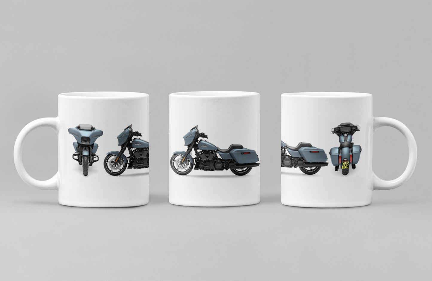 Personalised Harley Davidson Motorcycle Street Glide 2024 Mug Colour Choice
