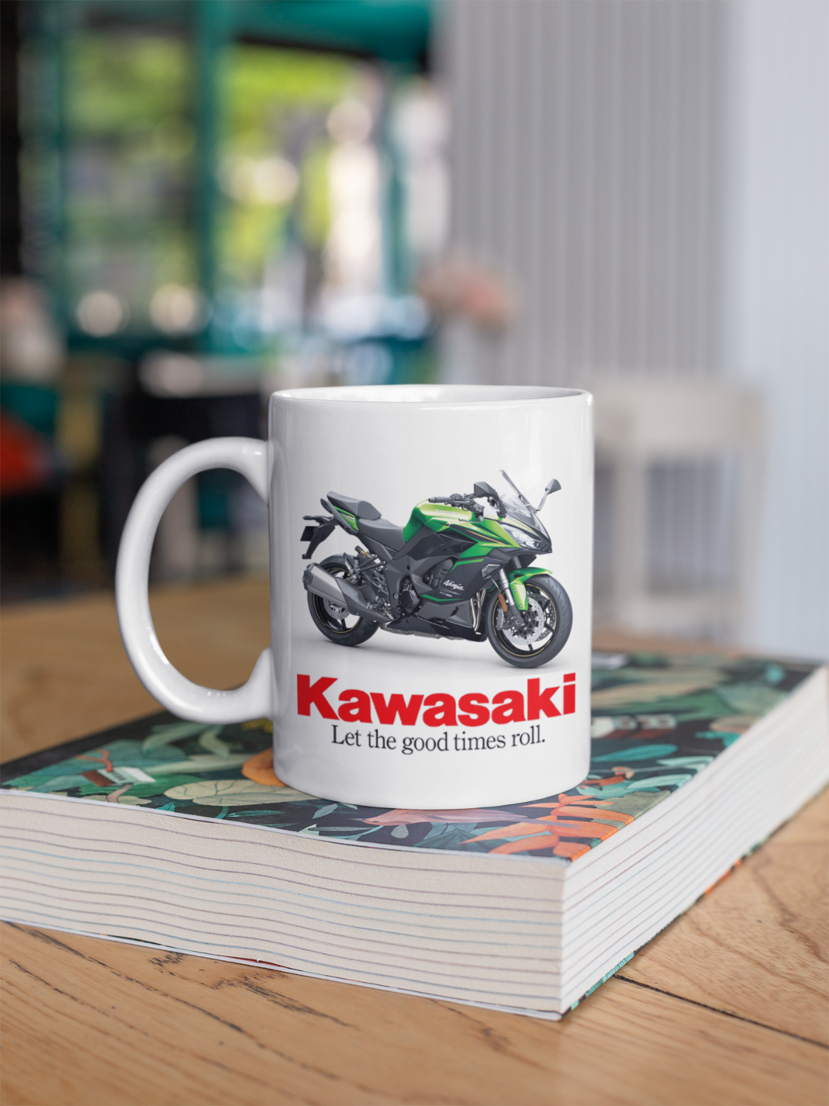 Kawasaki Motorcycle Coffee Gift Mug - Model Choice - Gift - FAST POST