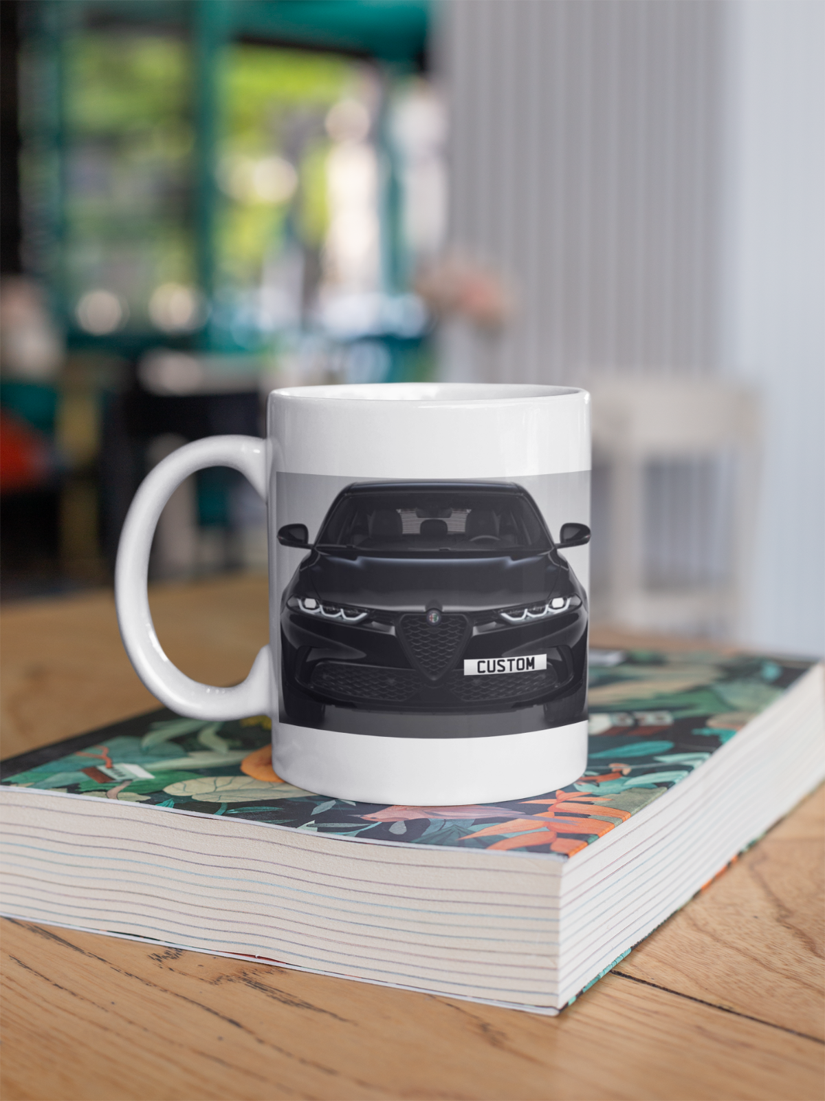 Personalised Alfa Romeo Tonale Intensa Coffee Mug Choose Colour - FAST POST