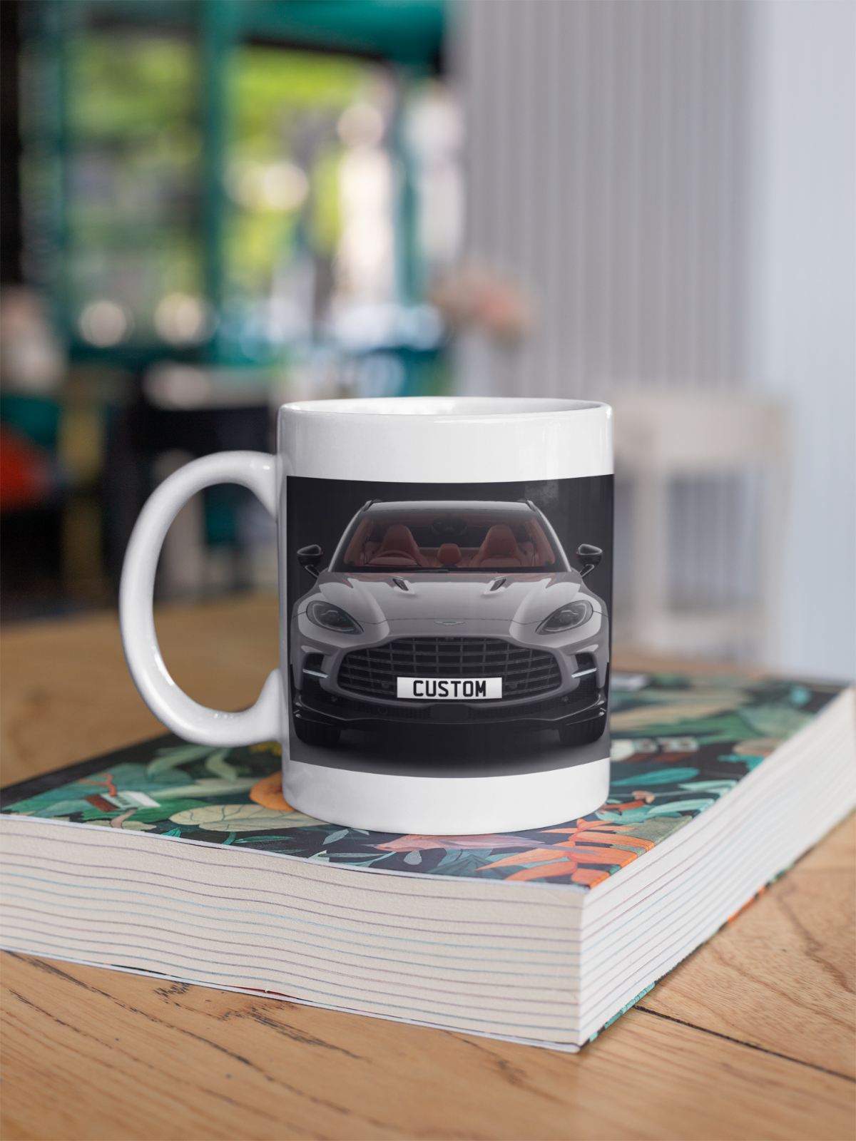 Personalised Aston Martin DBX 707 Coffee Mug Gift Choose Colour - FAST POST
