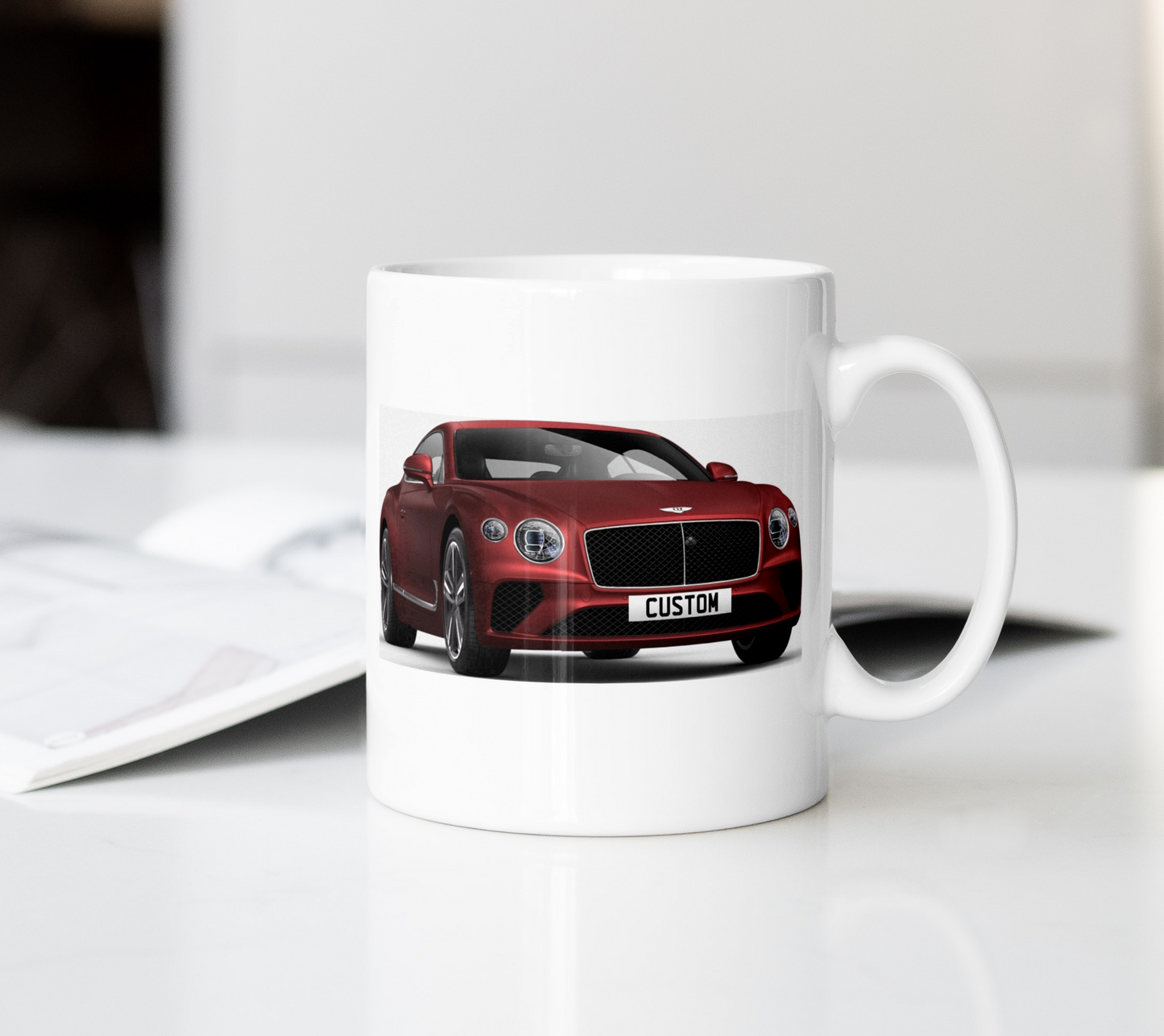Personalised Bentley Continental GT Mug