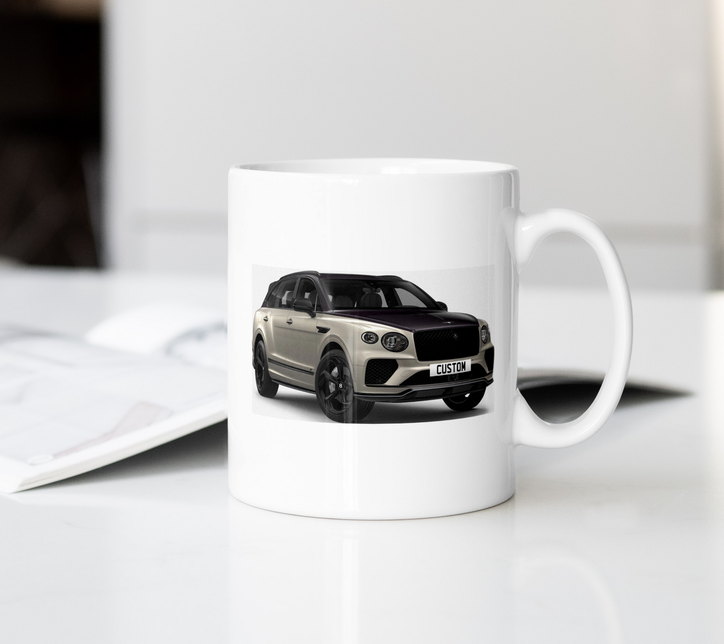 Personalised Bentley Bentayga S Black Edition Mug
