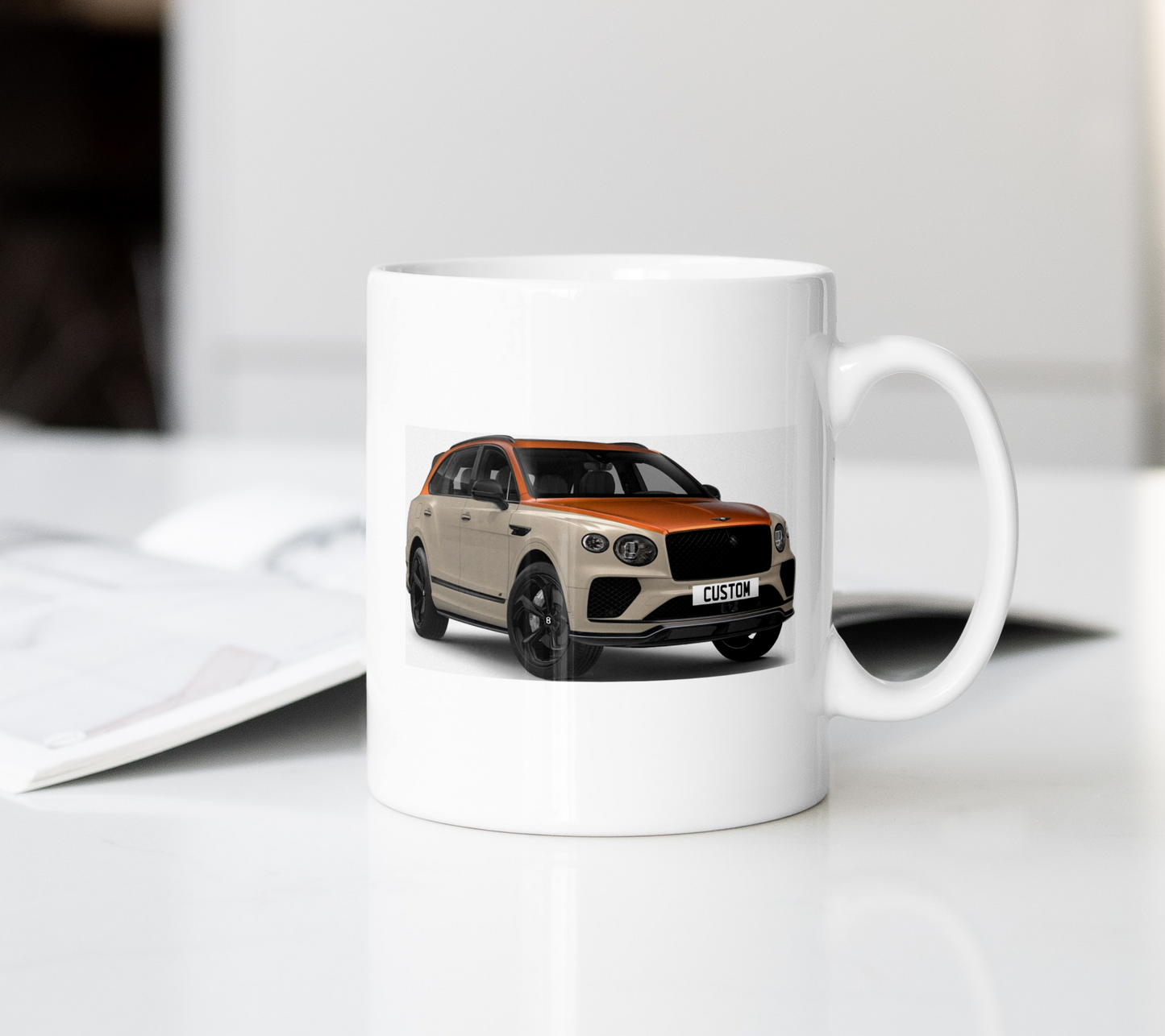 Personalised Bentley Bentayga S Black Edition Mug