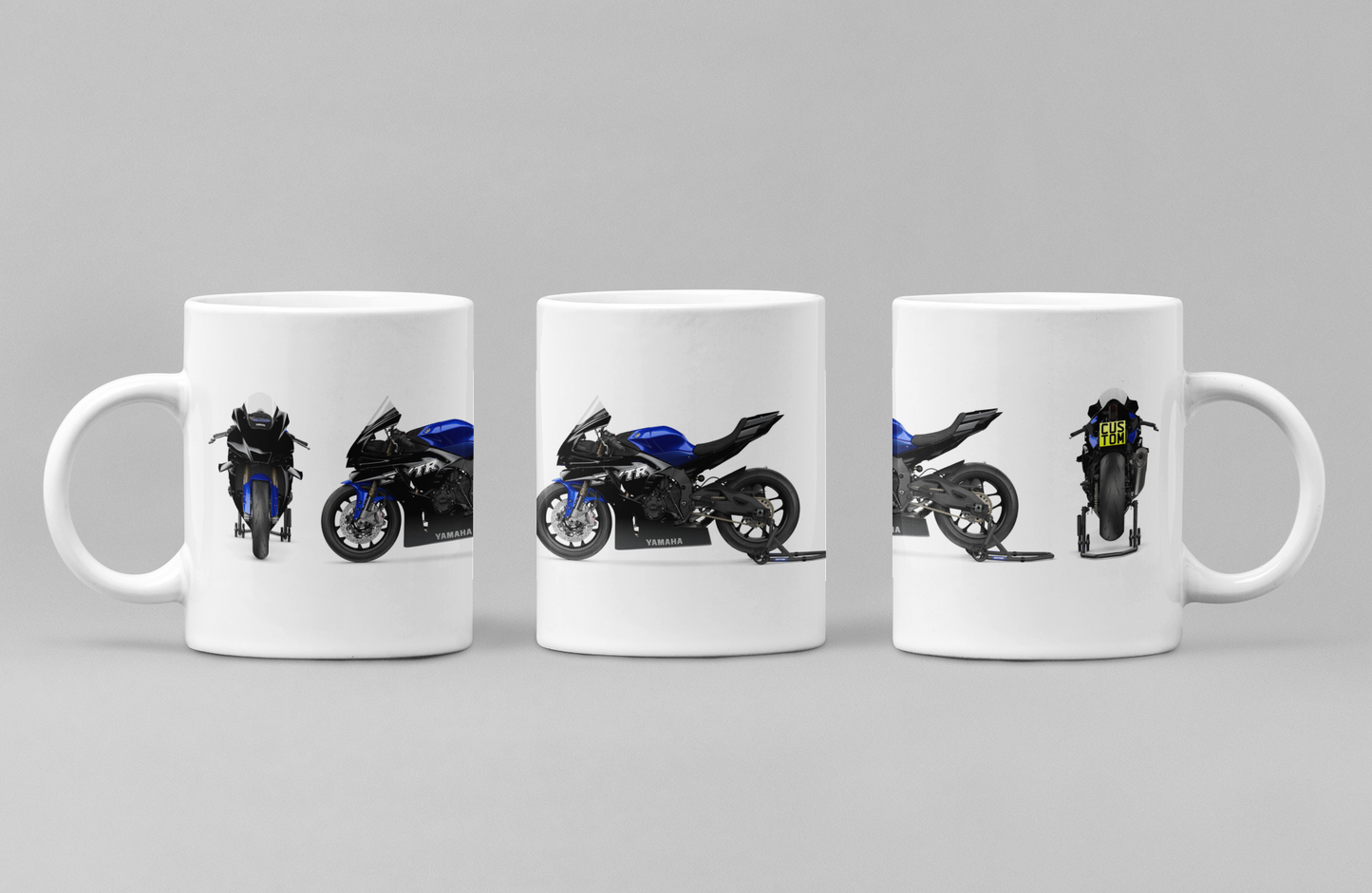 Personalised Yamaha Supersport Motorcycle Mug - Model Choice