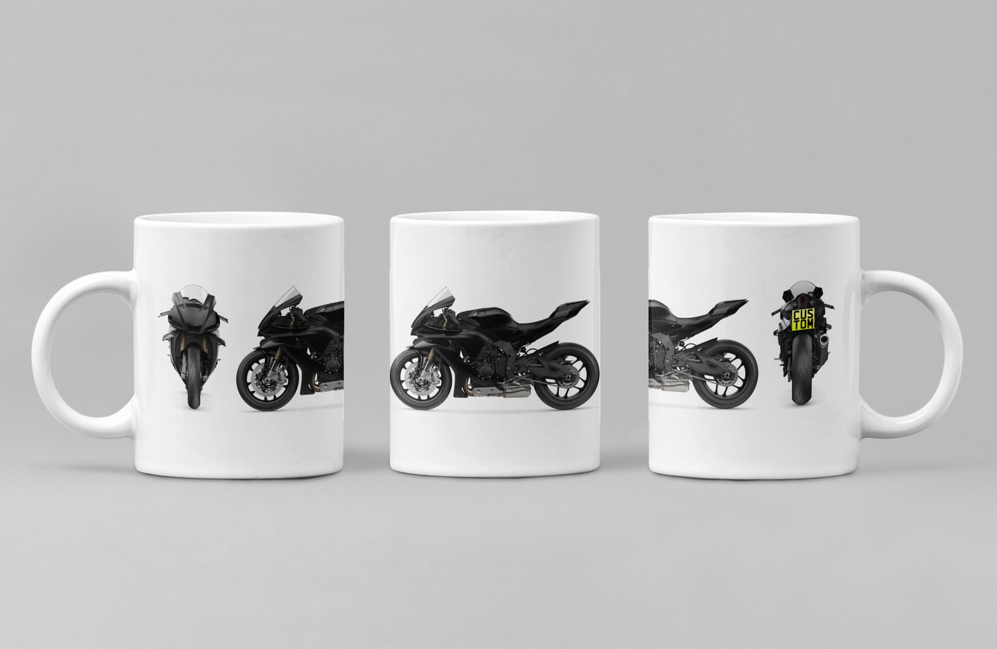 Personalised Yamaha Supersport Motorcycle Mug - Model Choice