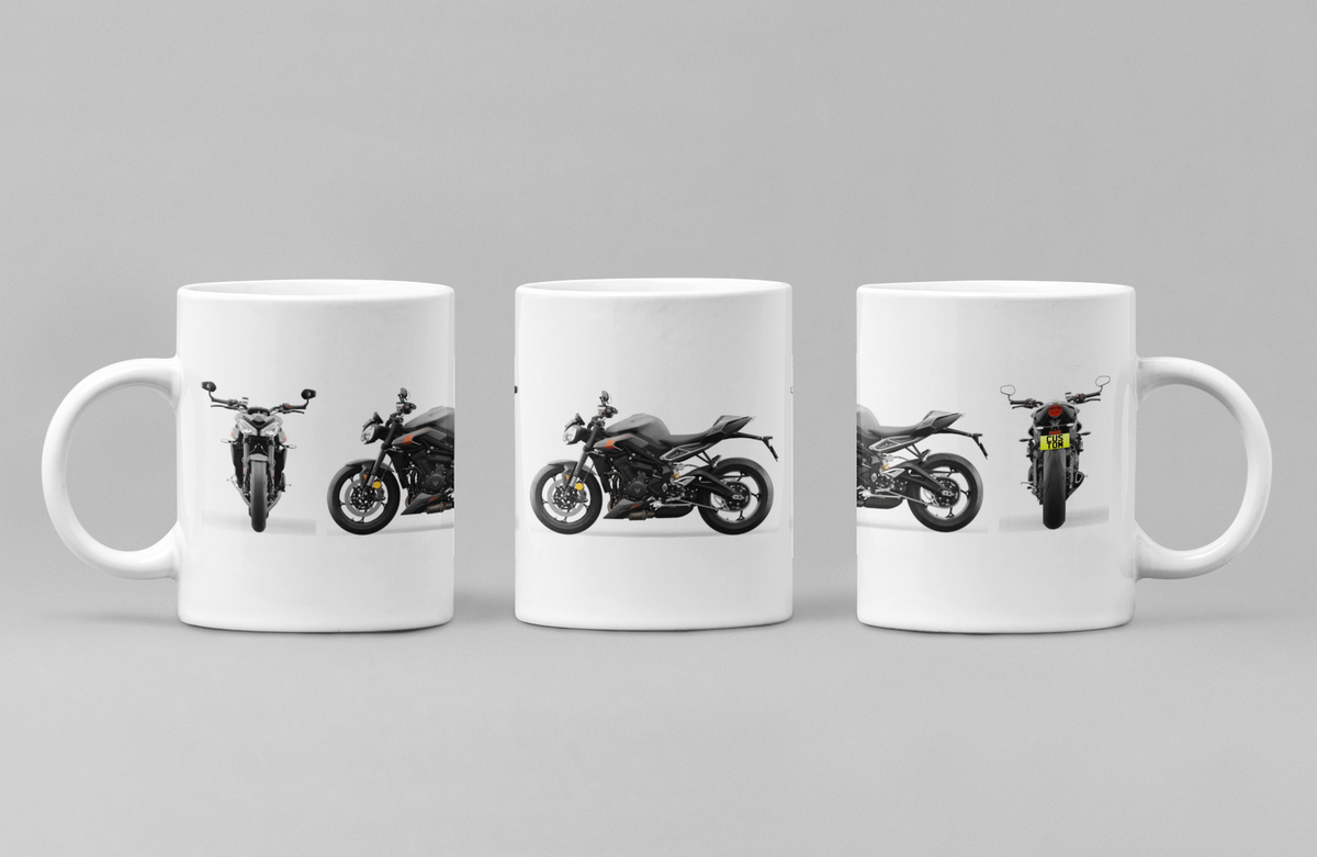 Personalised Triumph Street Triple Motorcycle Mug
