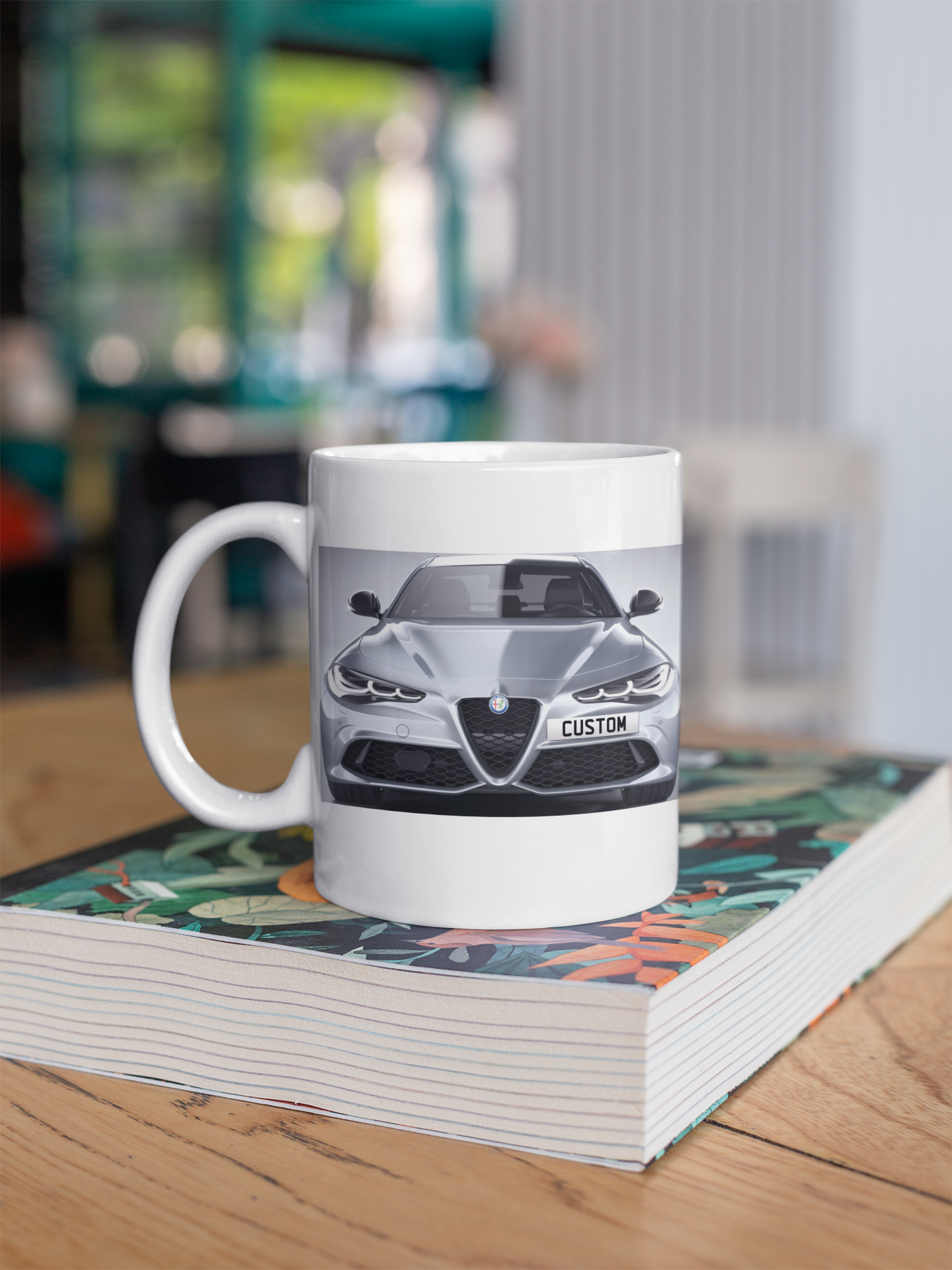 Personalised Alfa Romeo Giulia Mug