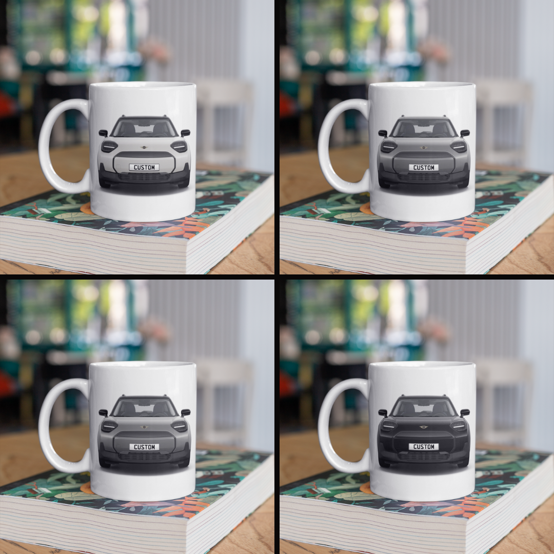 Personalised Mini All Electric Mini Aceman E Classic Mug