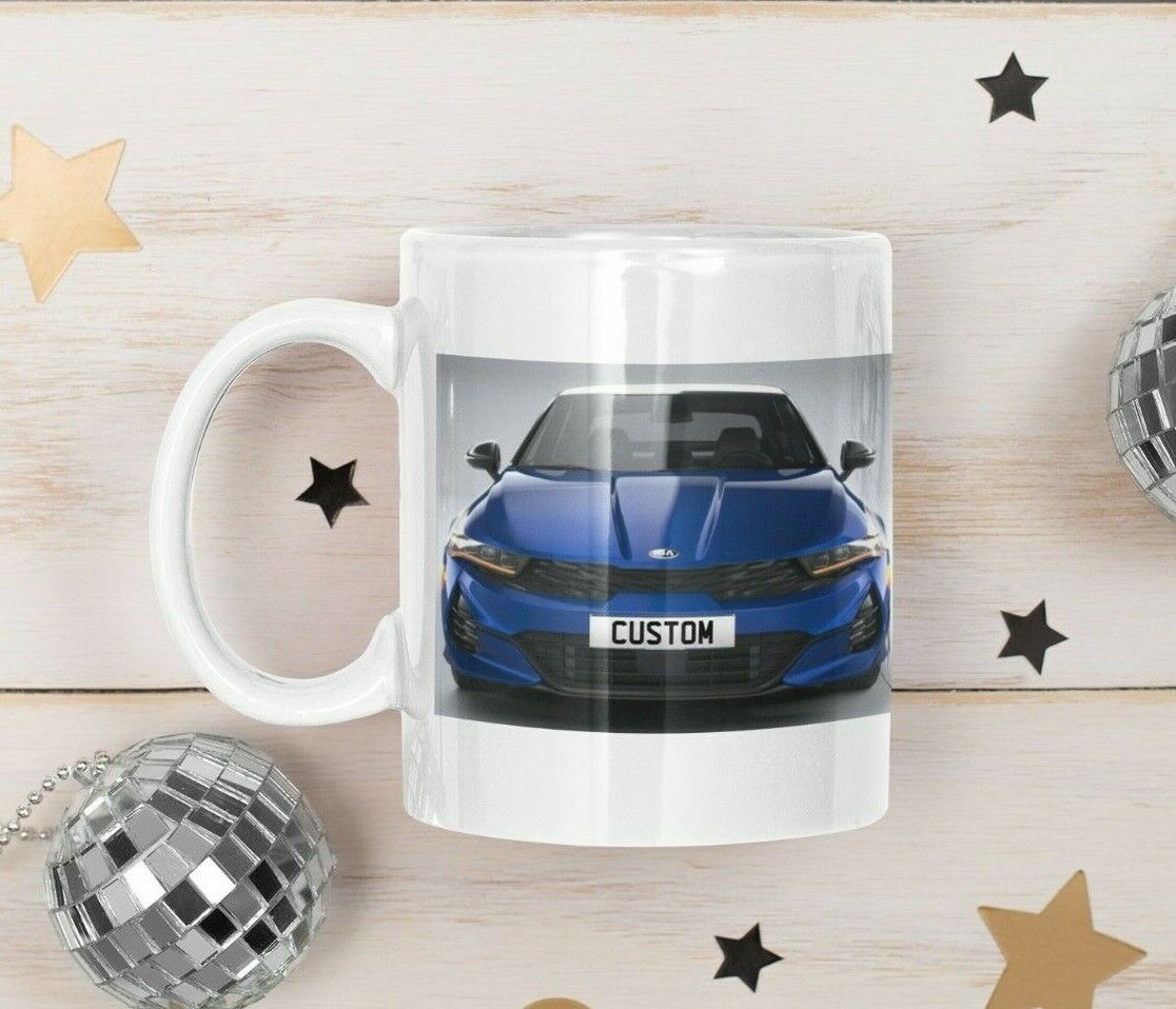 Custom Racing Car Coffee Mug (Personalized)