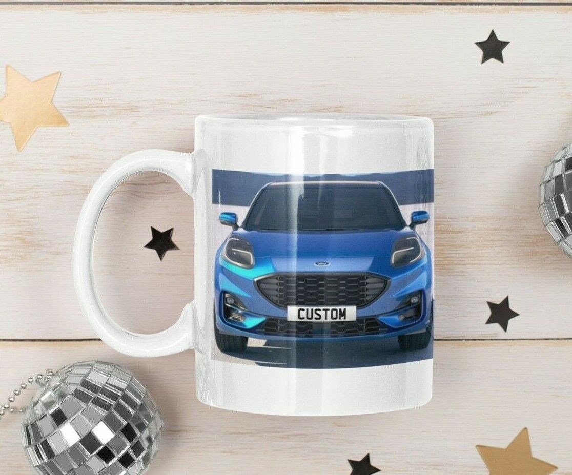 Personalised Ford Puma Mug Personalisedcarmugs