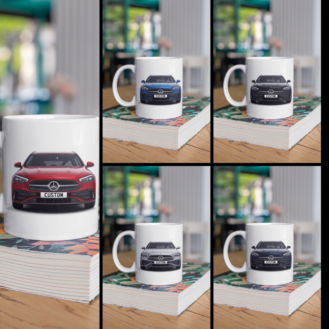 Personalised Mercedes C Class C220d AMG Estate Mug